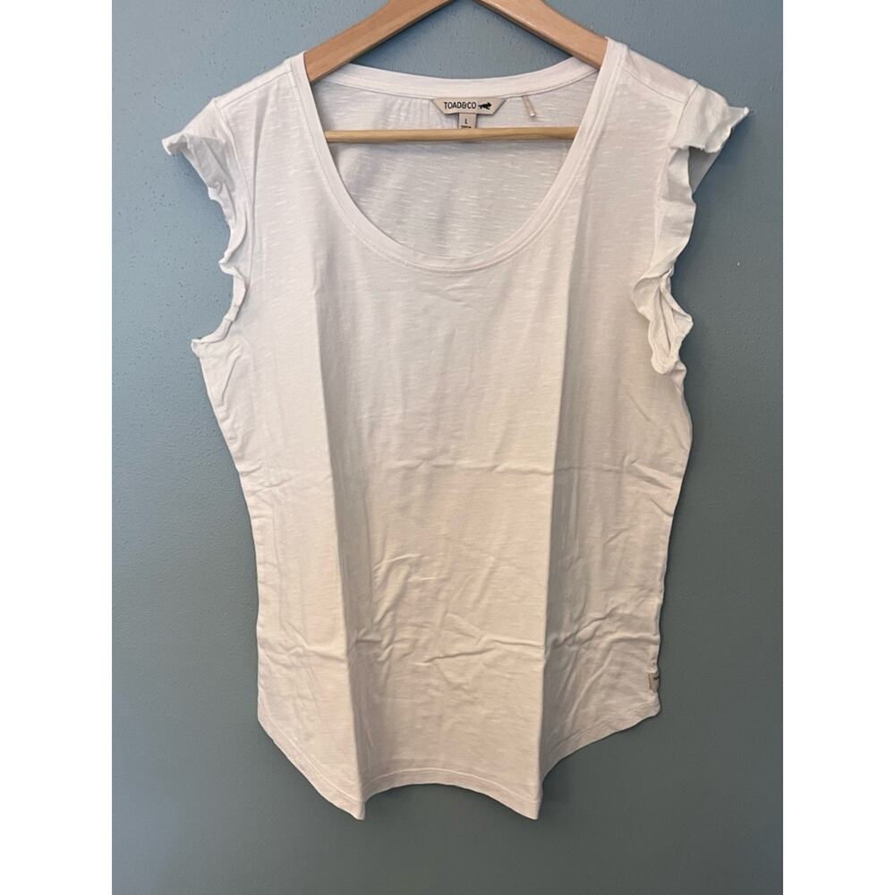Toad & Co Ruffle Sleeve Top
